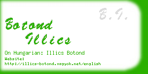botond illics business card